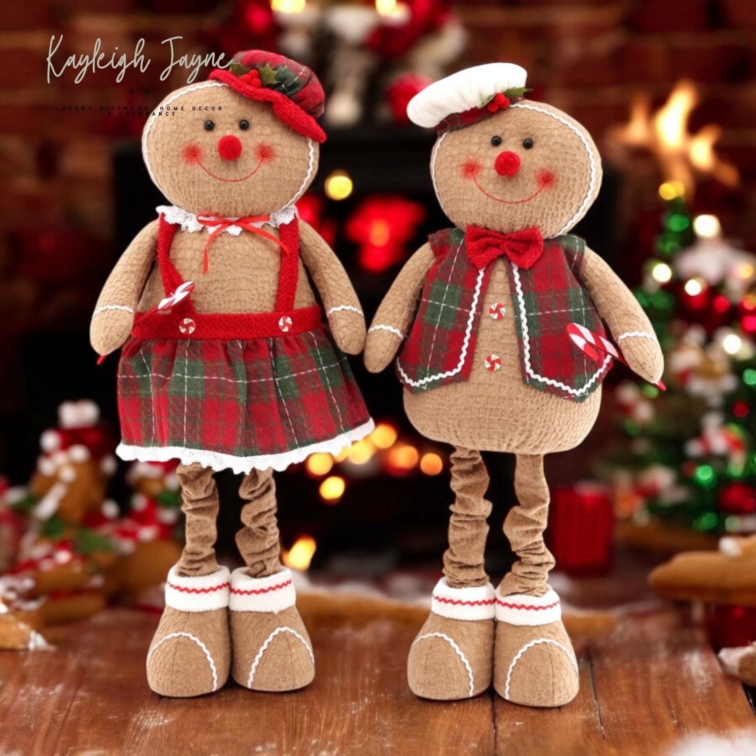Extra Large Gingerbread Couple 1M Tall