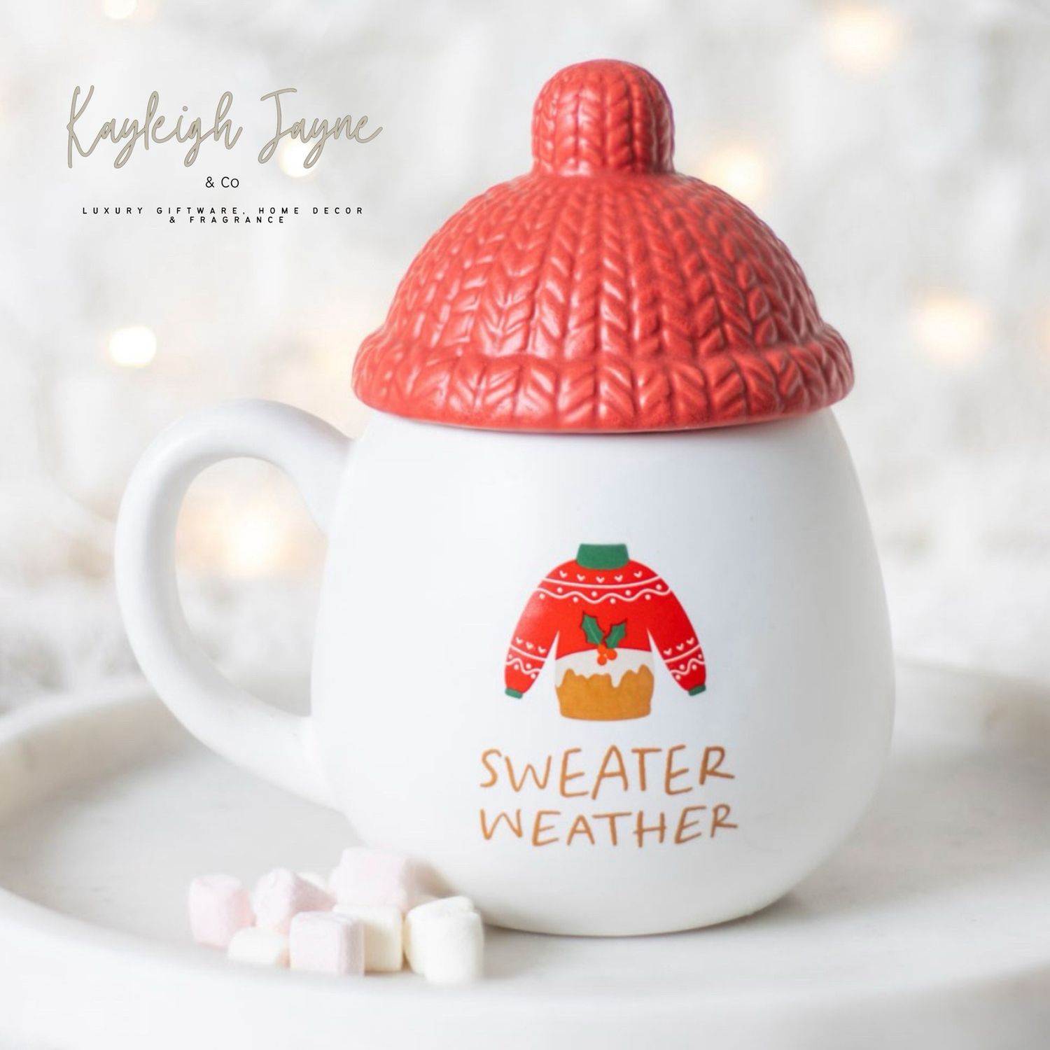 Sweater Weather Mug With Removable Lid