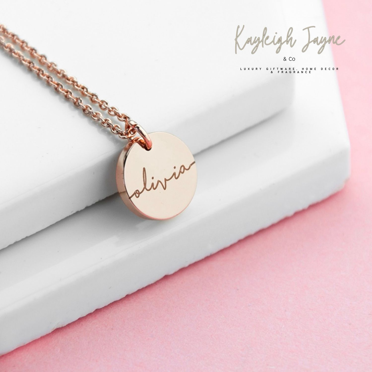 Personalised Disc Necklace