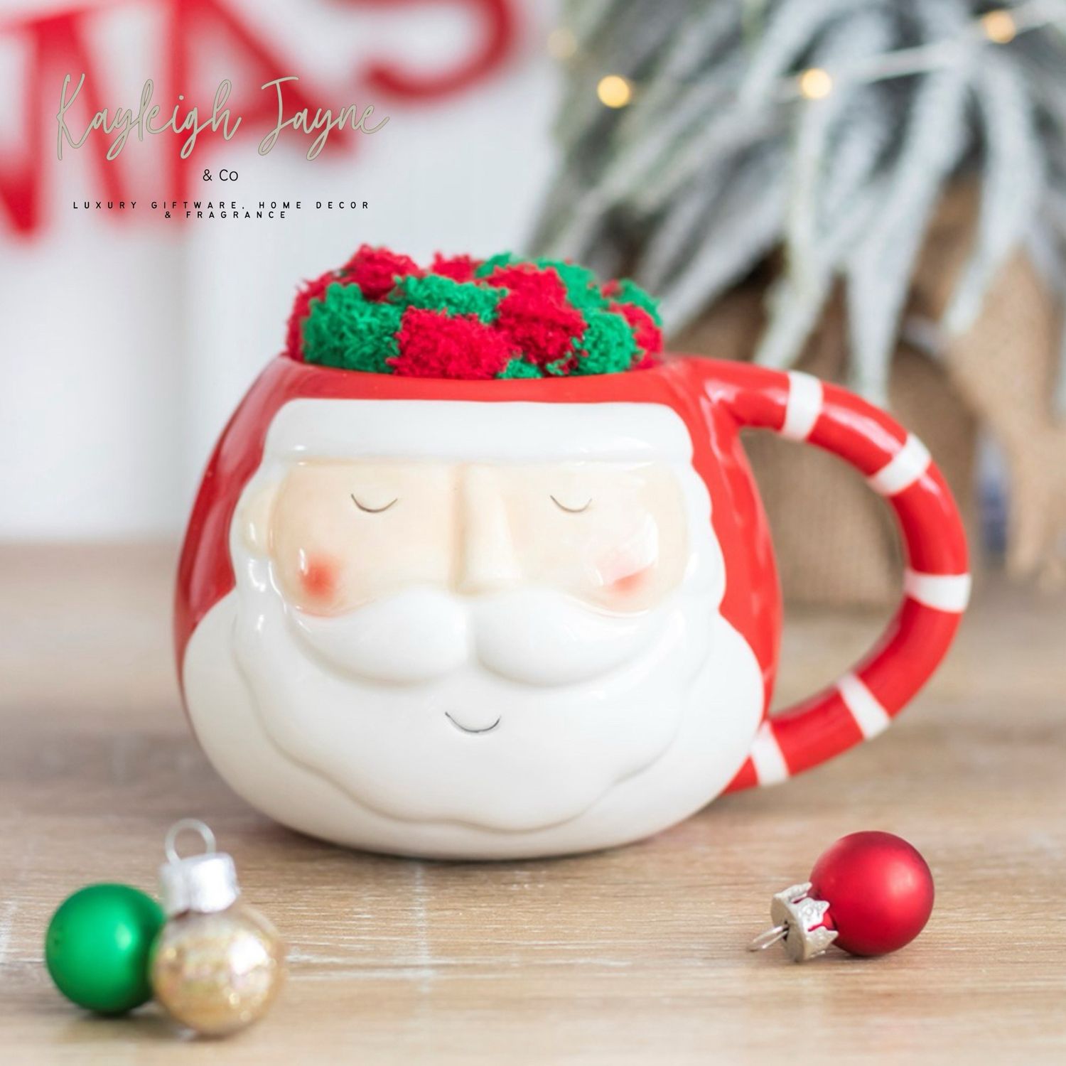 Santa Mug &amp; Fluffy Socks Set