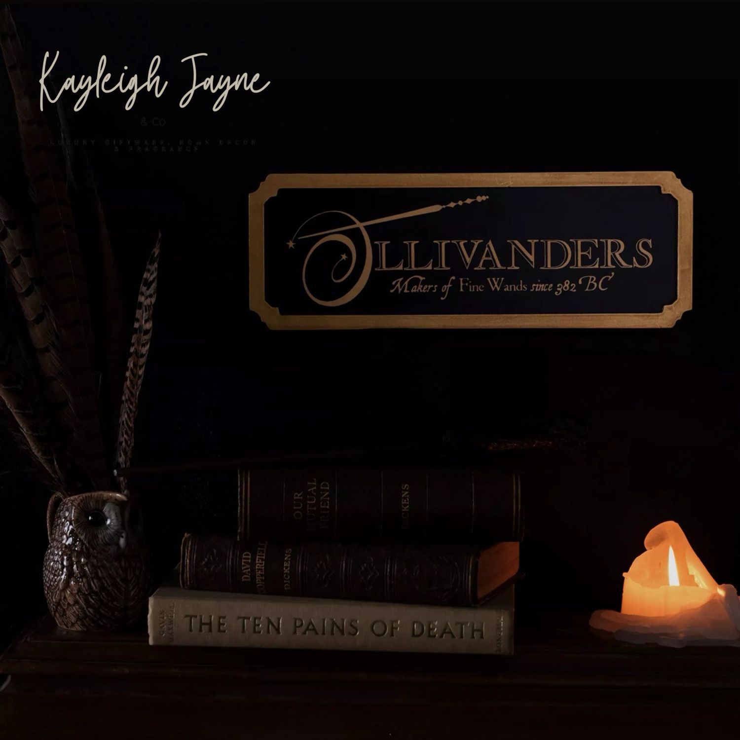 Official Harry Potter Ollivanders Sign