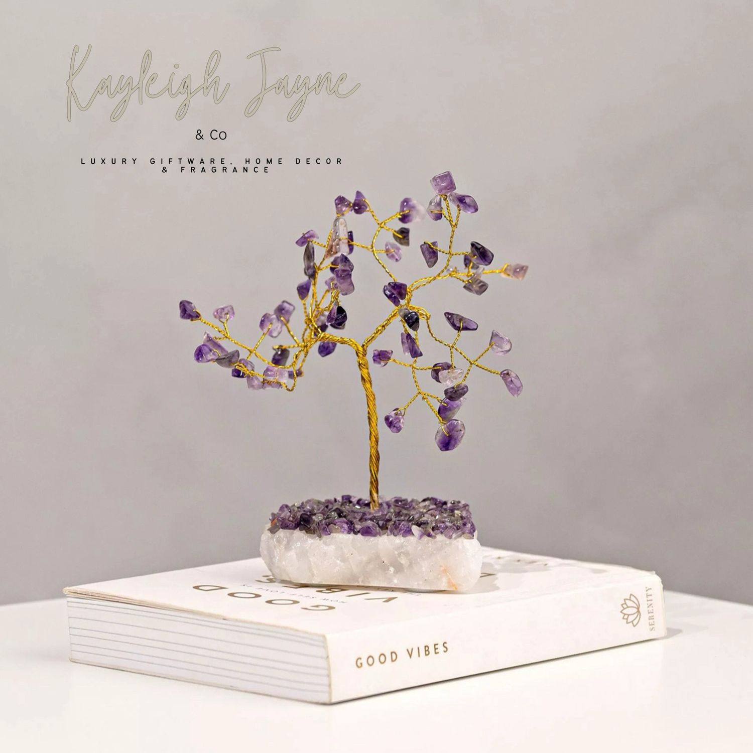 Amethyst Gemstone Tree