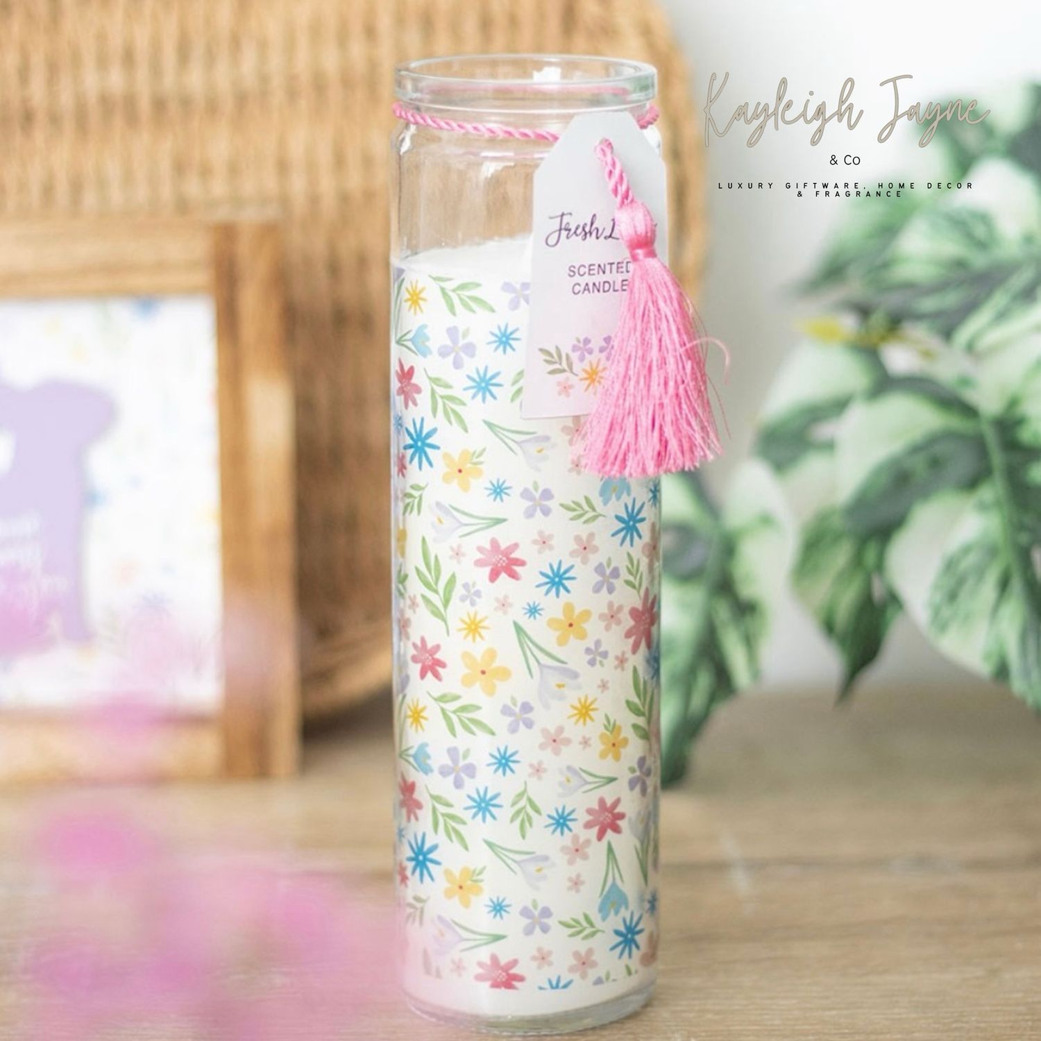 Spring Fresh Linen Tube Candle