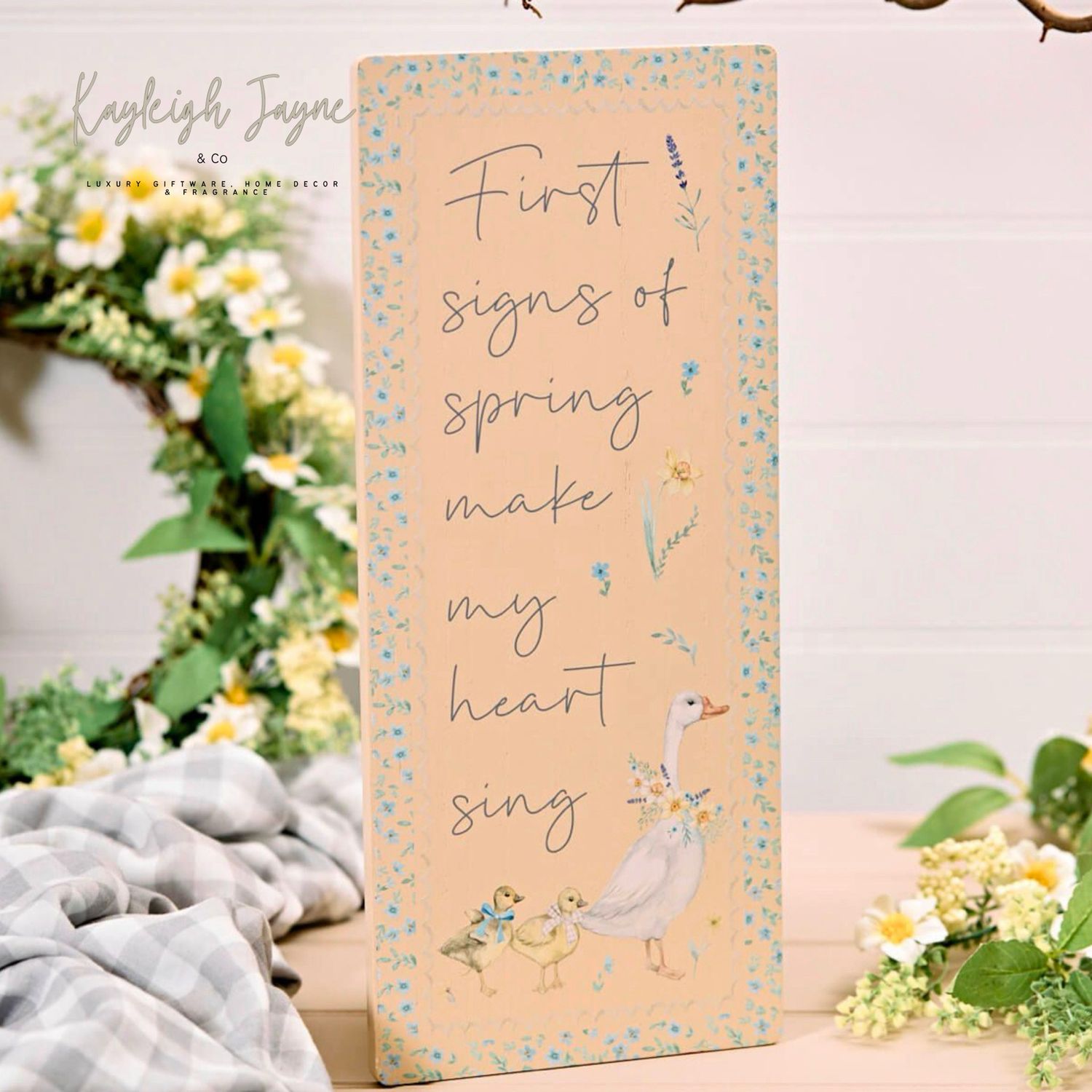 First Songs Of Spring - Easter Wall Sign