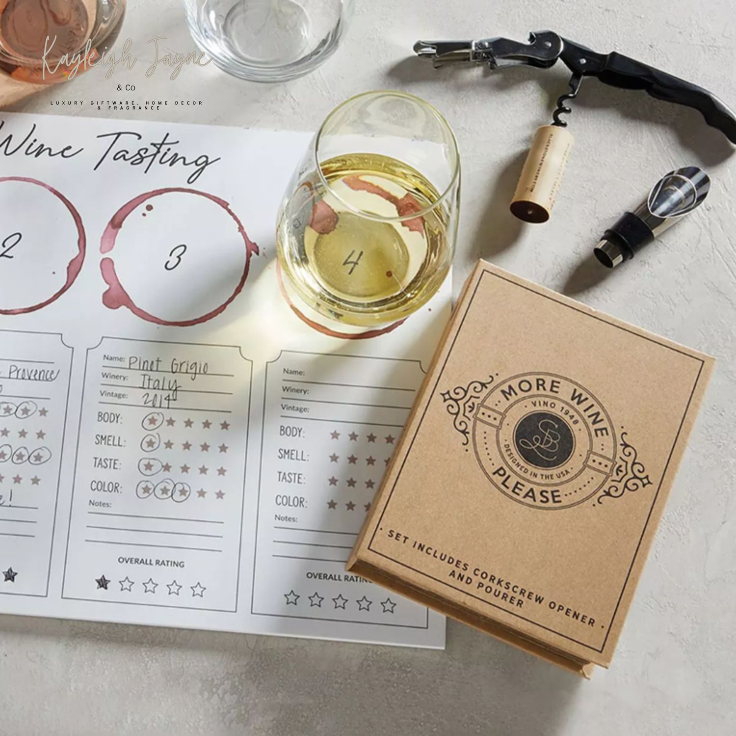 SANTA BARBARA WINE ACCESSORIES GIFT SET