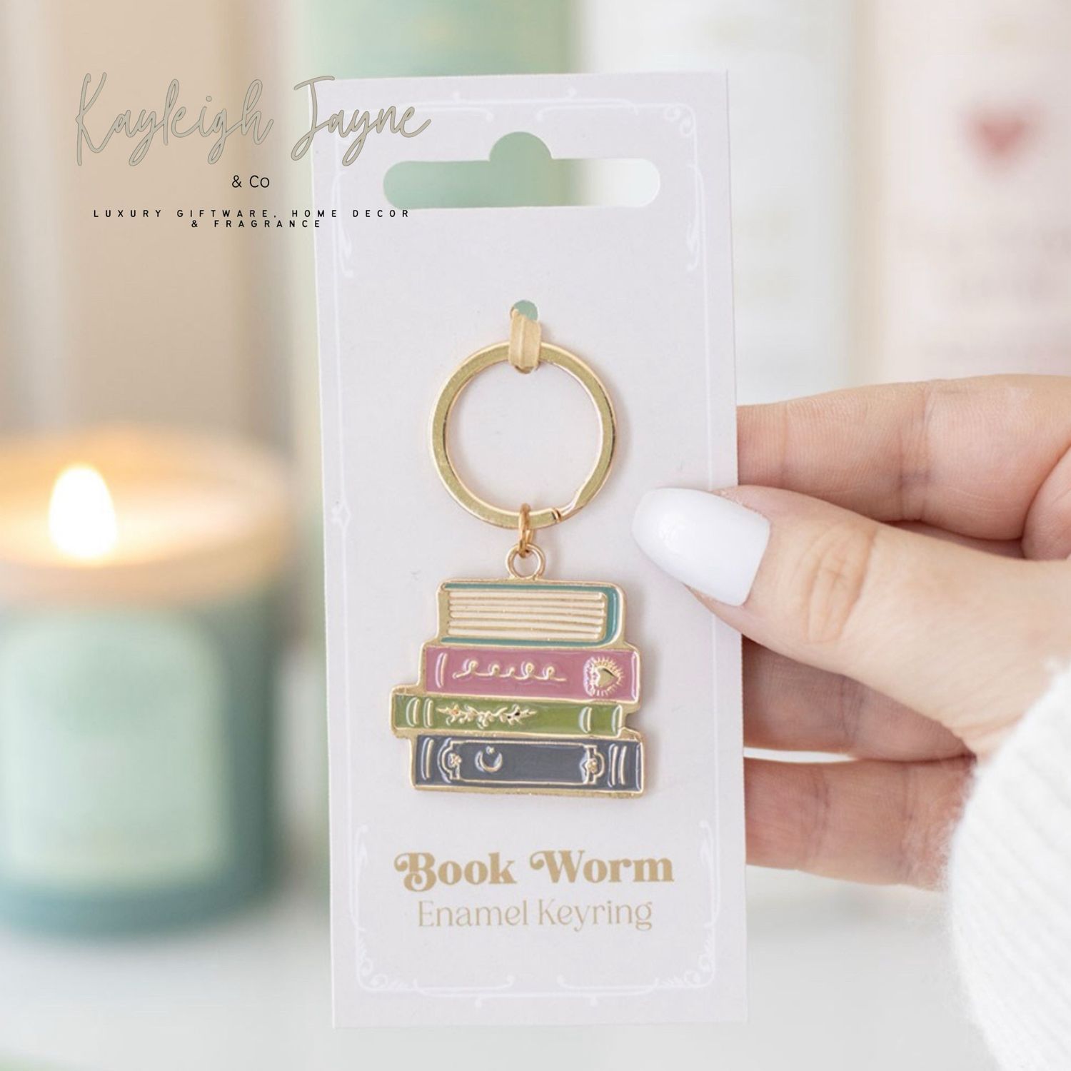 Book Club - Book Worm Keyring