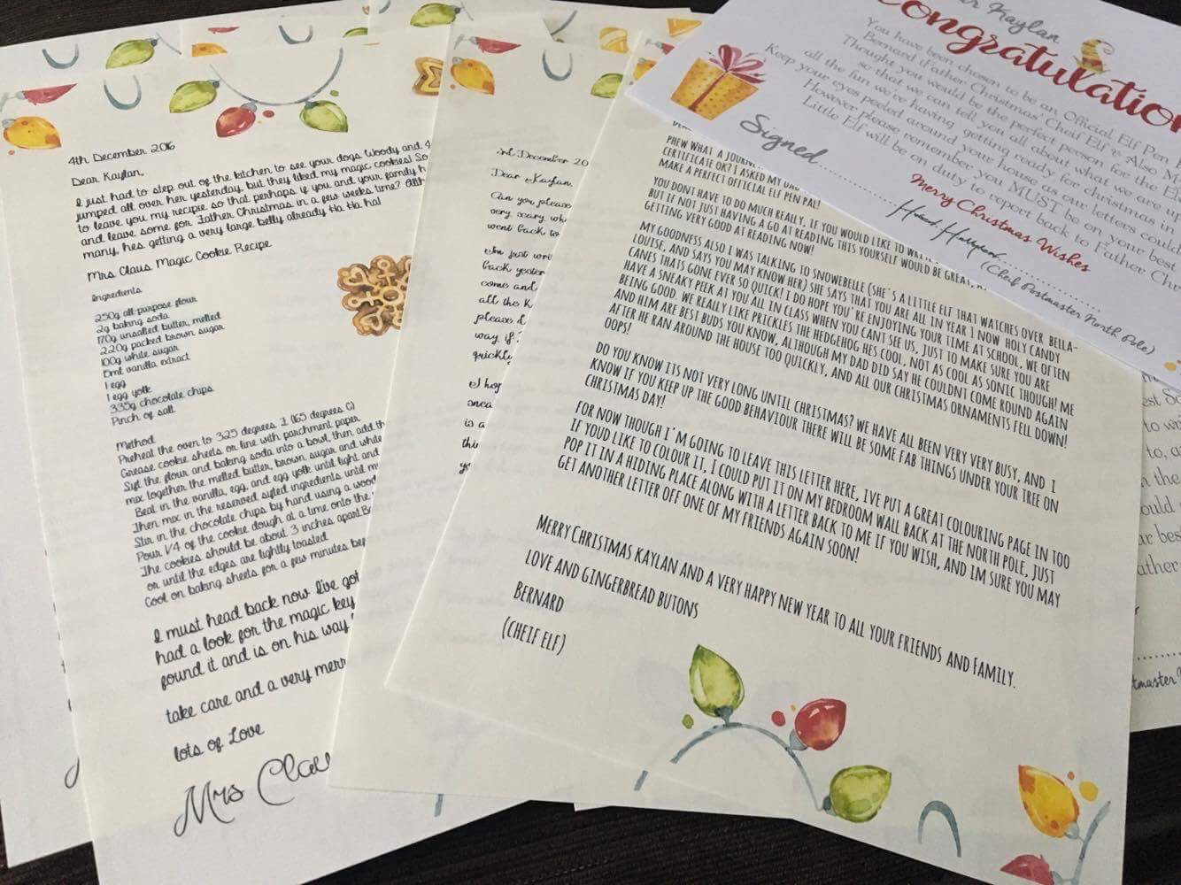 ELF PALS - Christmas Advent Letters