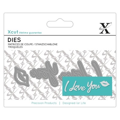 Форма для вырубки Xcut - I Love You Форма для вырубки Xcut - I Love You