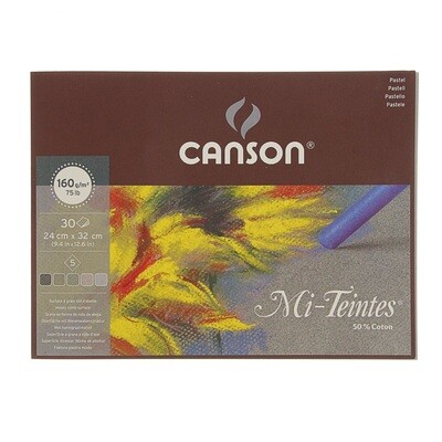 Склейка листов Canson Mi-Teintes® 160гр, 24х32, 30 листов, 5 цв. Склейка листов Canson Mi-Teintes® 160гр, 24х32, 30 листов, 5 цв.