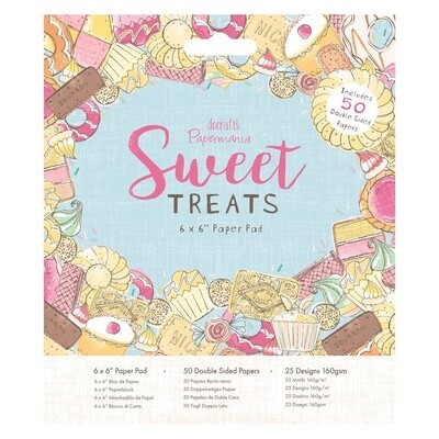 Набор бумаги 15*15 Docrafts Sweet Treats Набор бумаги 15*15 Docrafts Sweet Treats