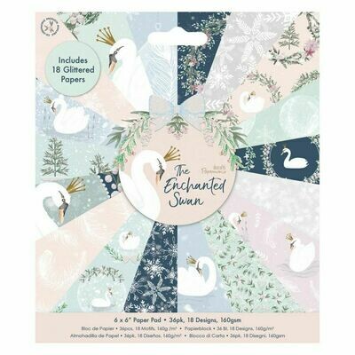 Набор бумаги 15*15 Docrafts The Enchanted Swan Набор бумаги 15*15 Docrafts The Enchanted Swan