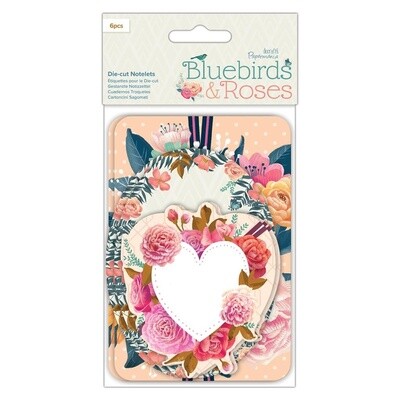 Набор высечек Bluebirds & Roses 150*100 мм, 6 шт Набор высечек Bluebirds & Roses 150*100 мм, 6 шт