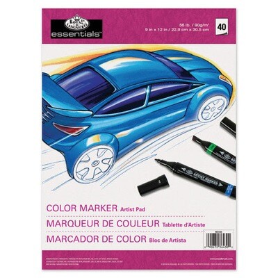 Album pentru markere Royal & Langnickel 22.9x30.5 cm, 90 gr, 40 foi Album pentru markere Royal & Langnickel 22.9x30.5 cm, 90 gr, 40 foi