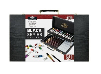 Set de acuarela Royal & Langnickel Black Series (28 buc, 2 nivele) Set de acuarela Royal & Langnickel Black Series (28 buc, 2 nivele)
