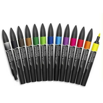 Маркеры спиртовые Brush Winsor & Newton с кистью Маркеры спиртовые Brush Winsor & Newton с кистью