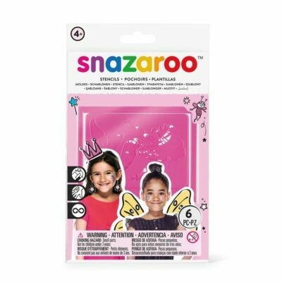 Набор трафаретов самоклеющихся многоразовых для грима Snazaroo, 6 шт Набор трафаретов самоклеющихся многоразовых для грима Snazaroo, 6 шт
