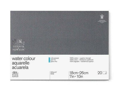 Блок для акварели Winsor&Newton Professional Фин 18x26 см, 20 листов Блок для акварели Winsor&Newton Professional Фин 18x26 см, 20 листов