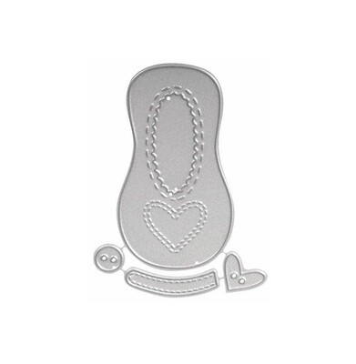 Форма для вырубки Sizzix Baby Shoe 5.8 см Форма для вырубки Sizzix Baby Shoe 5.8 см