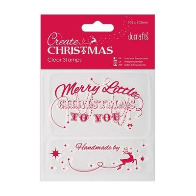 Набор штампов 10x10см - Merry Christmas Набор штампов 10x10см - Merry Christmas