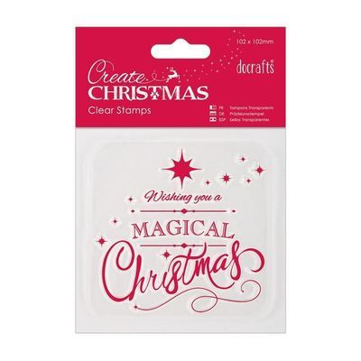 Набор штампов 10x10см - Happy Christmas Набор штампов 10x10см - Happy Christmas