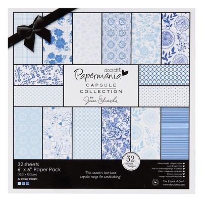 Набор бумаги 20*20 см Burleigh Blue 32л Набор бумаги 20*20 см Burleigh Blue 32л