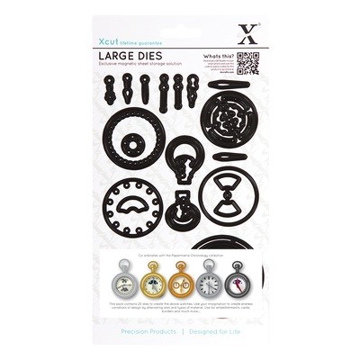 Форма для вырубки Xcut Chronology Dies (21шт) Форма для вырубки Xcut Chronology Dies (21шт)