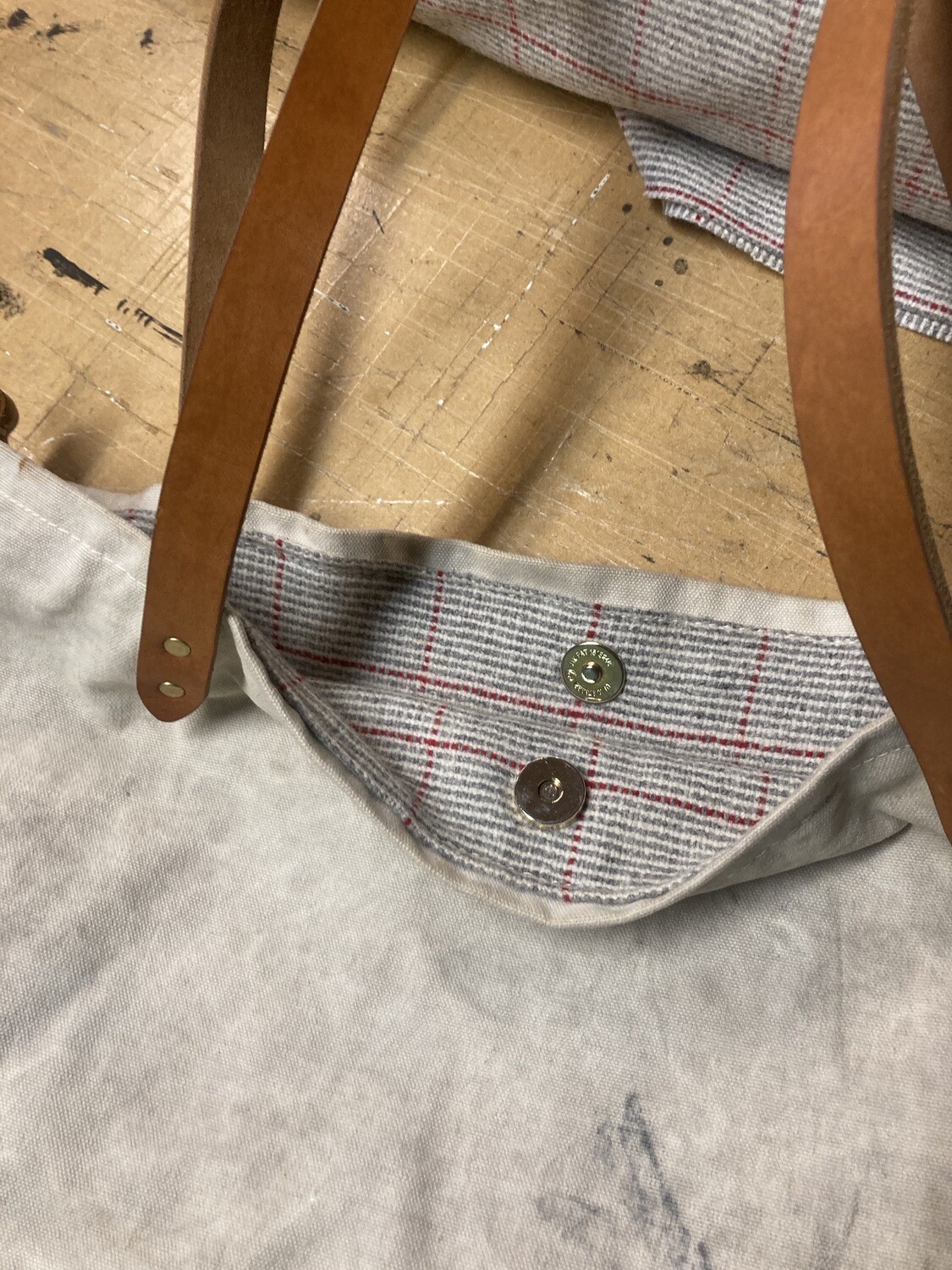 1978 Custom upcycled vintage Canada post bag