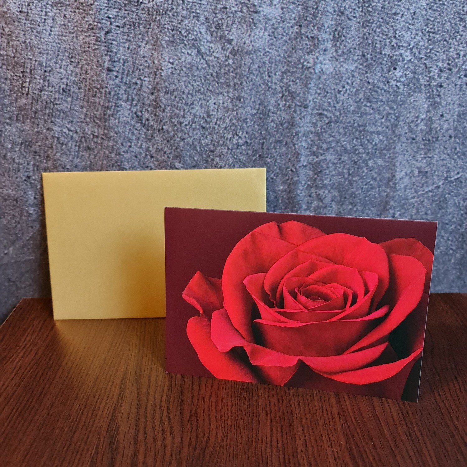 Grußkarte Rote Rose