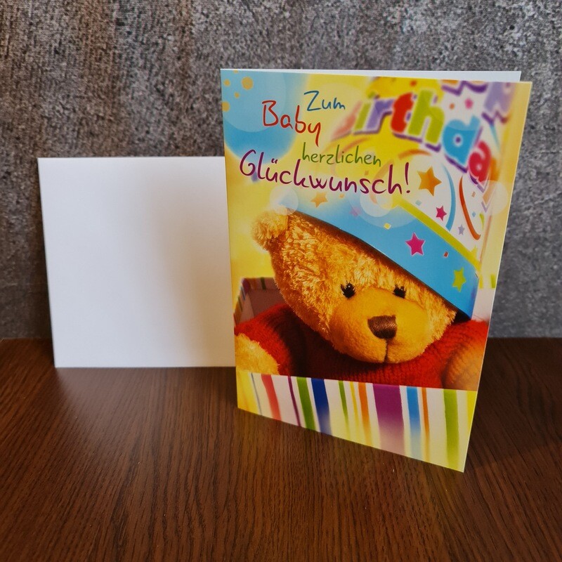 Grußkarte Grußkarte "Zum Baby"