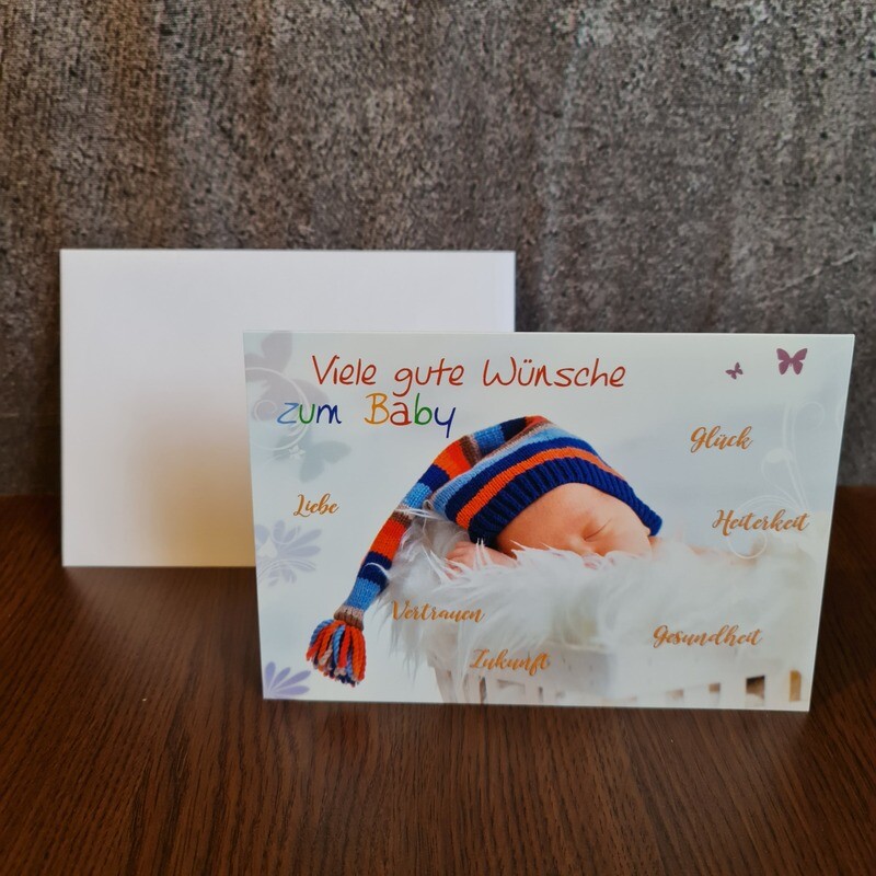 Grußkarte Grußkarte "Zum Baby"