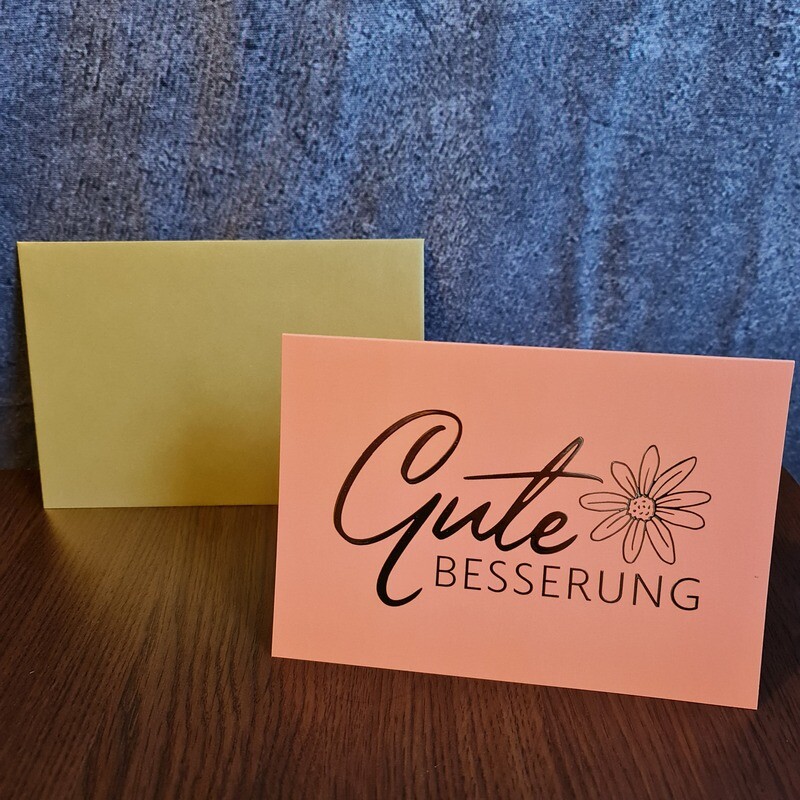 Grußkarte Grußkarte "Gute Besserung"