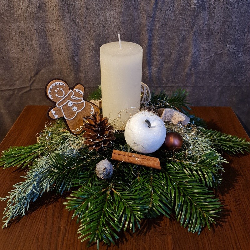 Weihnachtsgesteck Weihnachtsgesteck "Kerzenschimmer"