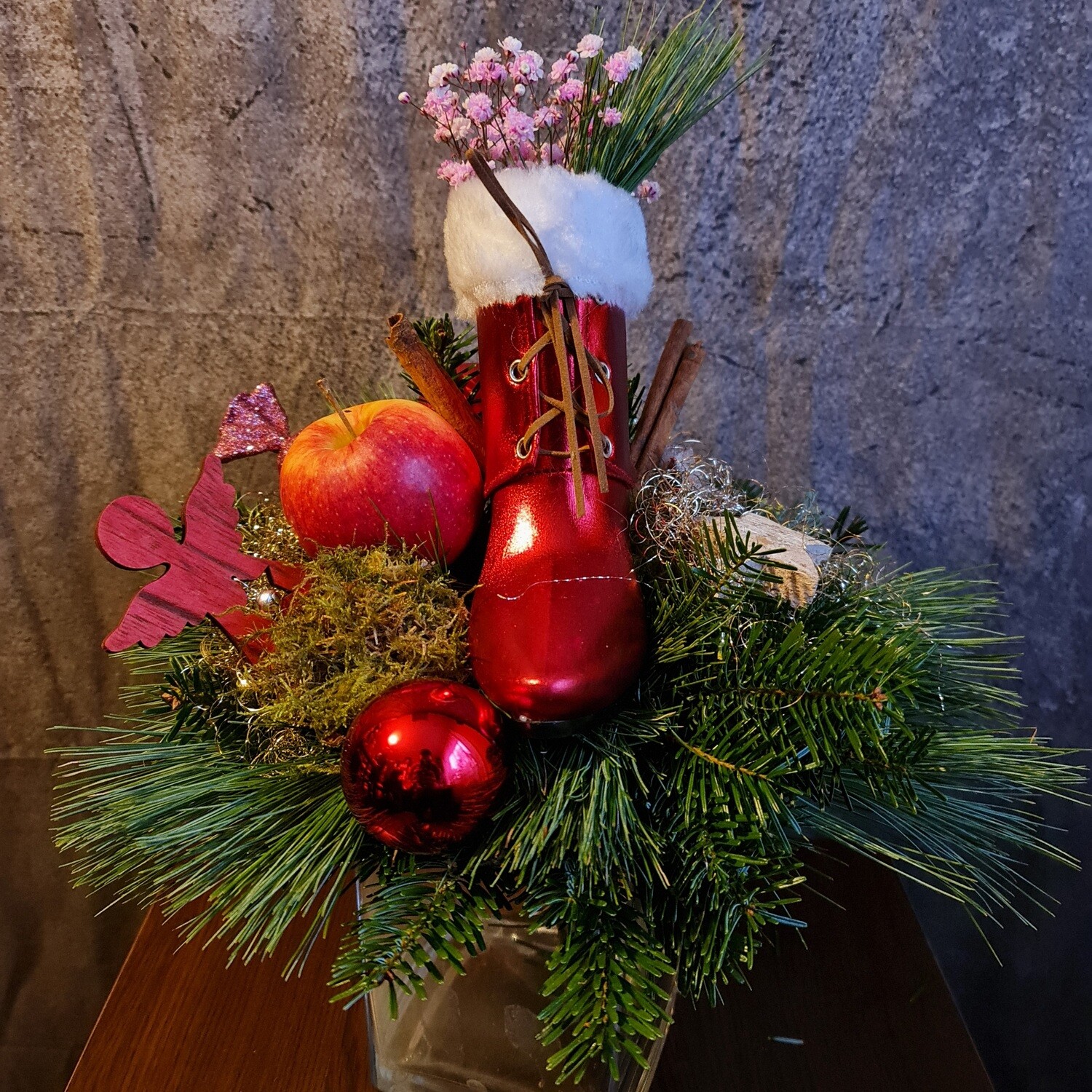 Weihnachtsstrauß "Mrs. Santa"