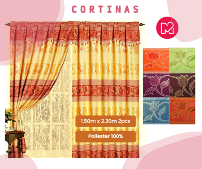 Cortina Poliester 100%