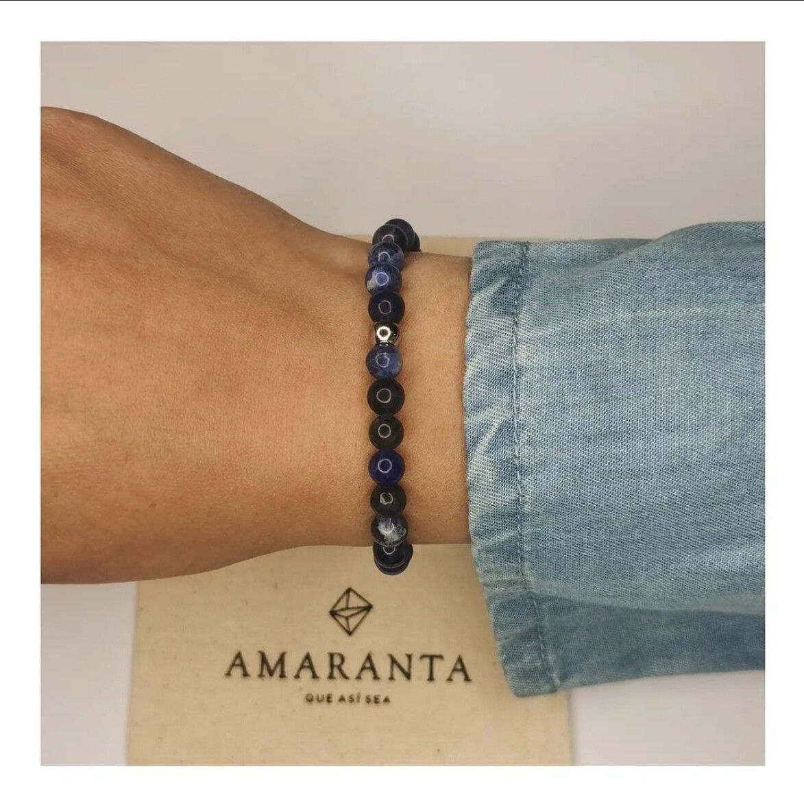 Pulsera de sodalita - Claridad mental y expresión auténtica
