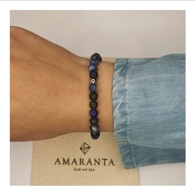 Pulsera de sodalita - Claridad mental y expresión auténtica
