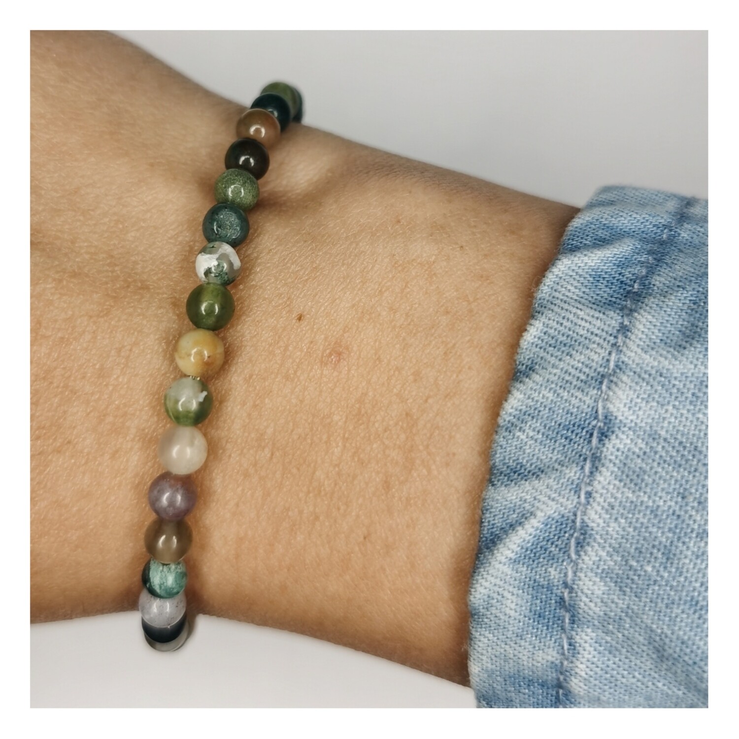 Pulsera de ágata india - Conexión con la tierra y estabilidad emocional