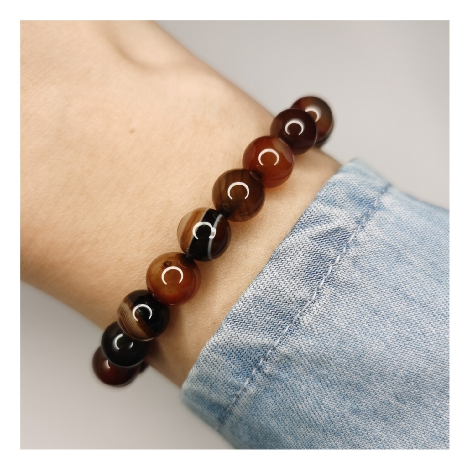 Pulsera Agata 8mm