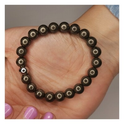 Pulsera de pirita - Abundancia, enfoque y protección energética