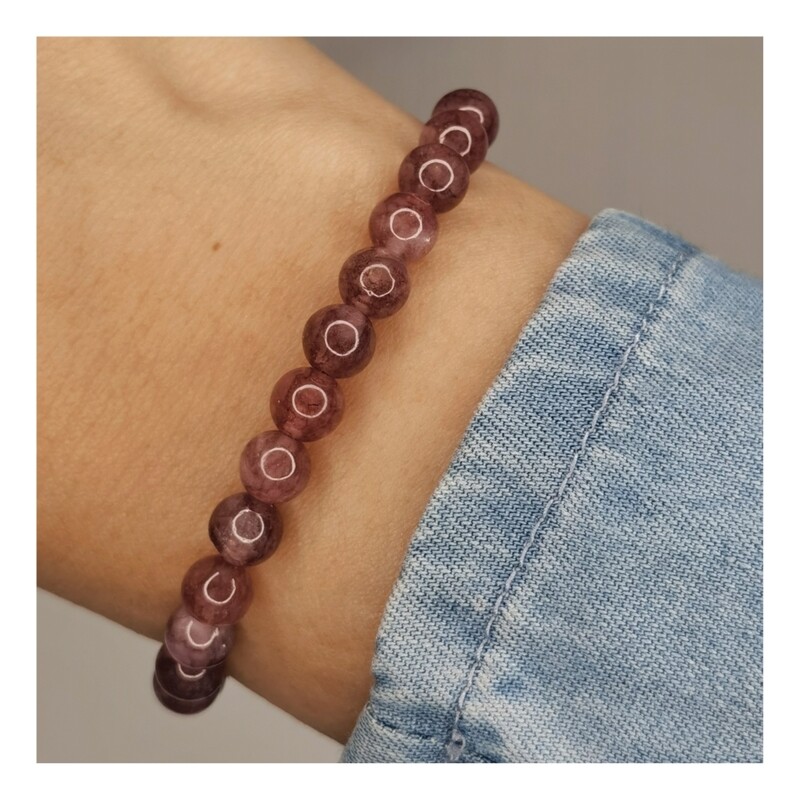 Pulsera Lepidolita 6mm