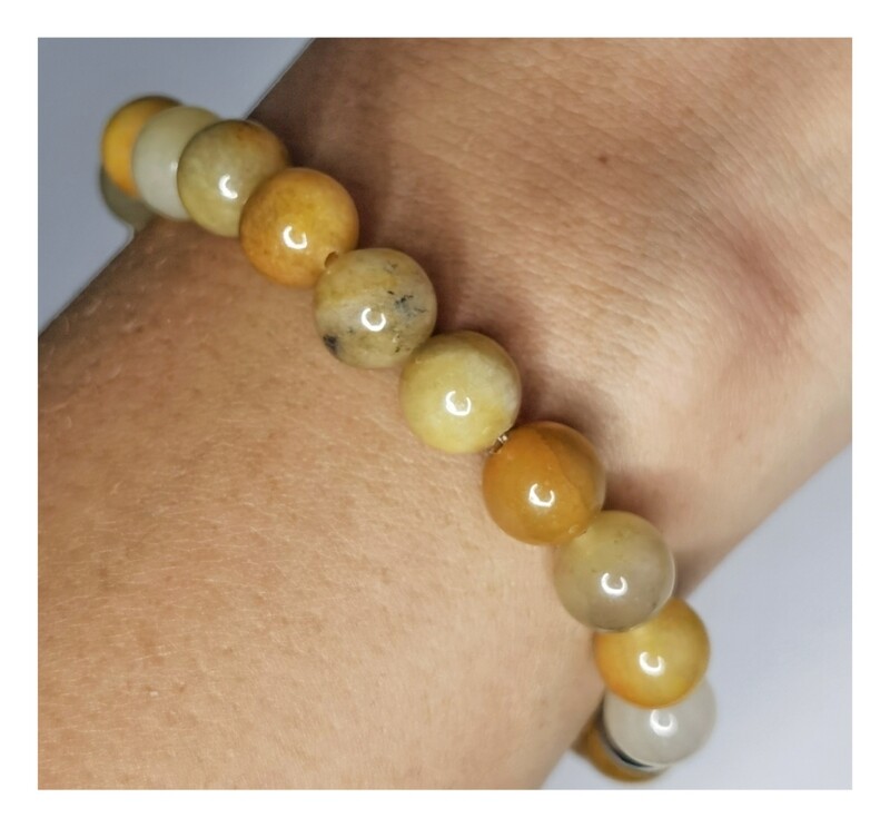 Pulsera Aventurina Naranja 8mm