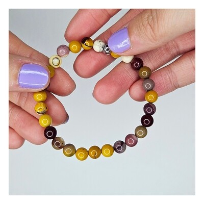 Pulsera Mokaita 6mm