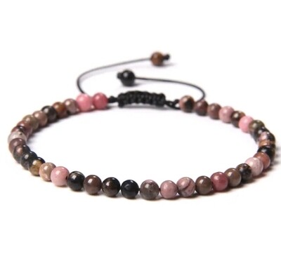 Pulsera de rodonita - Sanación emocional y amor propio