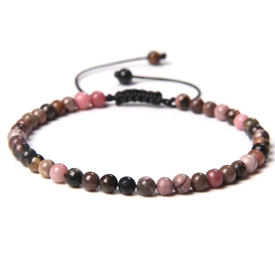 Pulsera de rodonita - Sanación emocional y amor propio