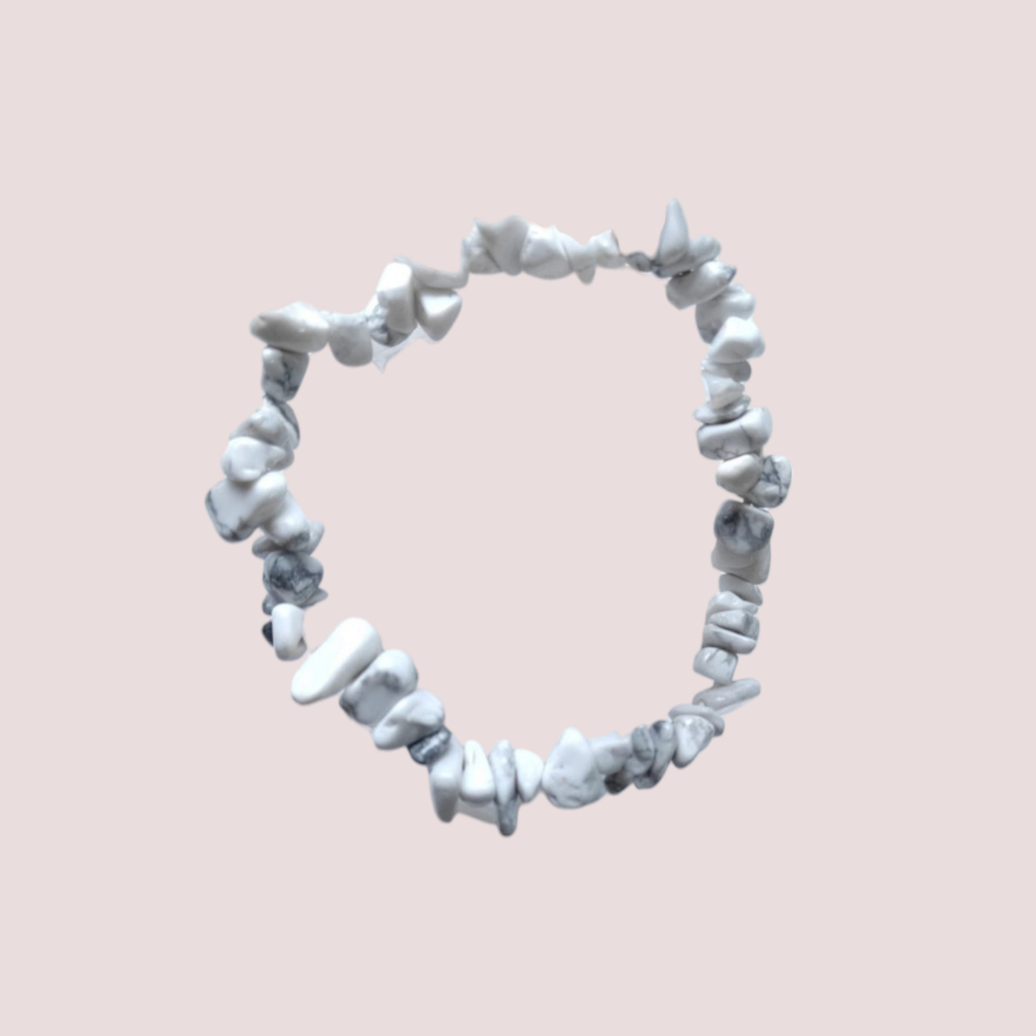 Pulsera de howlita escalla - Calma mental, sueño profundo y alivio emocional