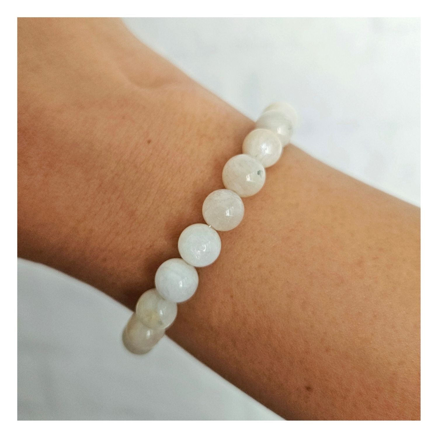 Pulsera Piedra de la luna 8mm
