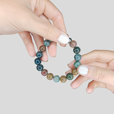Pulsera de ágata india - Conexión con la tierra y estabilidad emocional