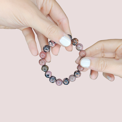Pulsera de rodonita - Sanación emocional y amor propio