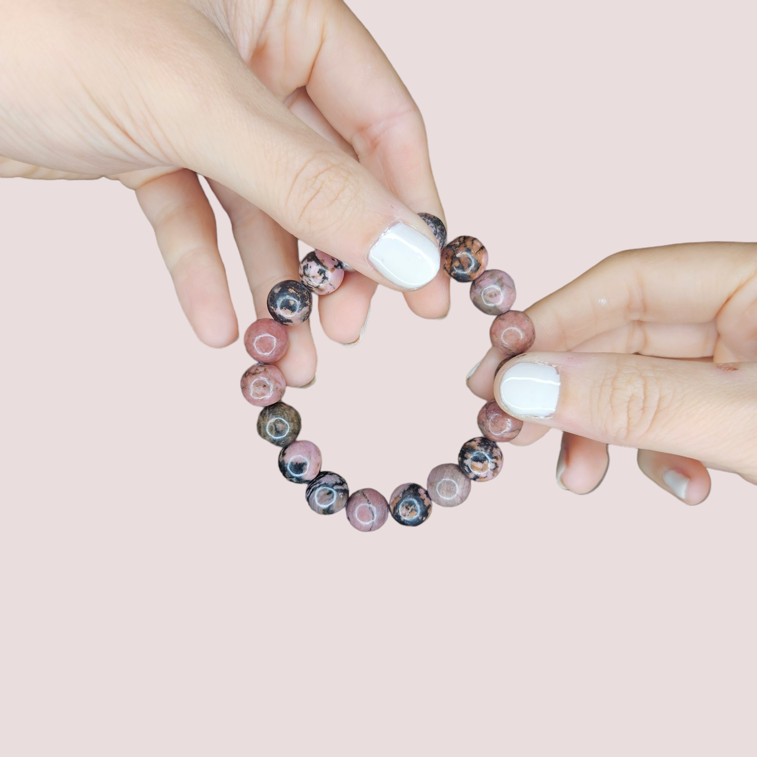 Pulsera de rodonita - Sanación emocional y amor propio