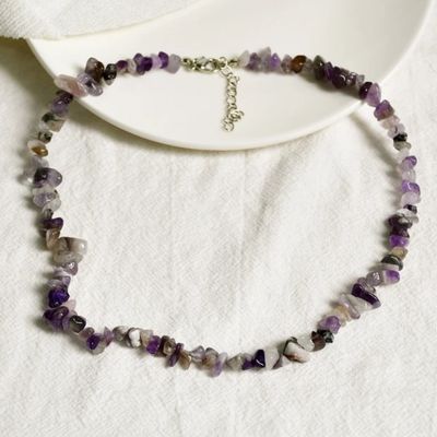 Collar de escallas de amatista - Protección y transmutación energética